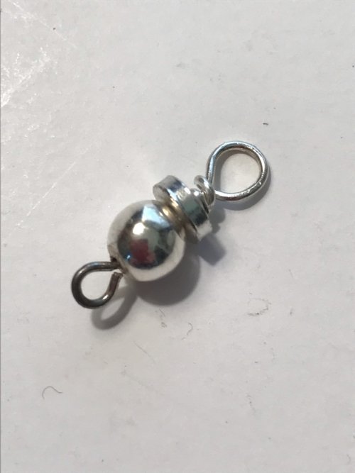 Nancy Chase's Ear Candy Ear Pin - , Contemporary Wire Jewelry, Loops, Wire Loop, Wrapped Wire Loop, Beads, Using the round nose pliers, bend the end into a loop